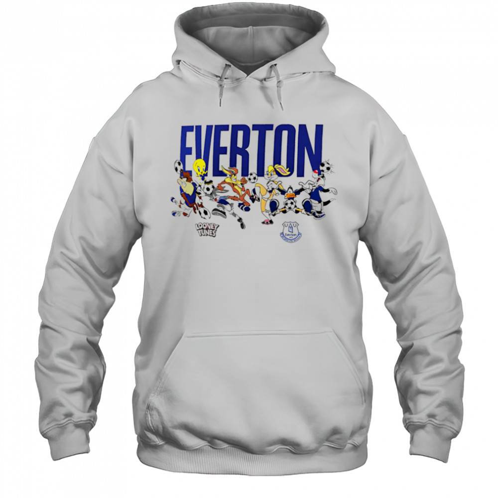 Everton Football Looney Tunes Multi Character shirt Hoodie