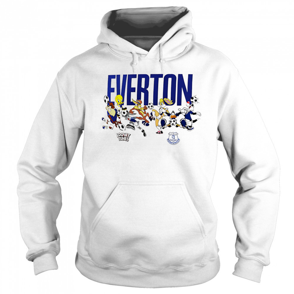 Everton Football Looney Tunes Multi Character shirt Sweatshirt