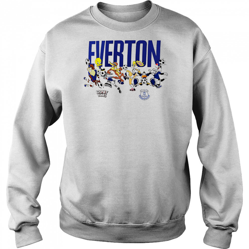 Everton Football Looney Tunes Multi Character shirt Hoodie