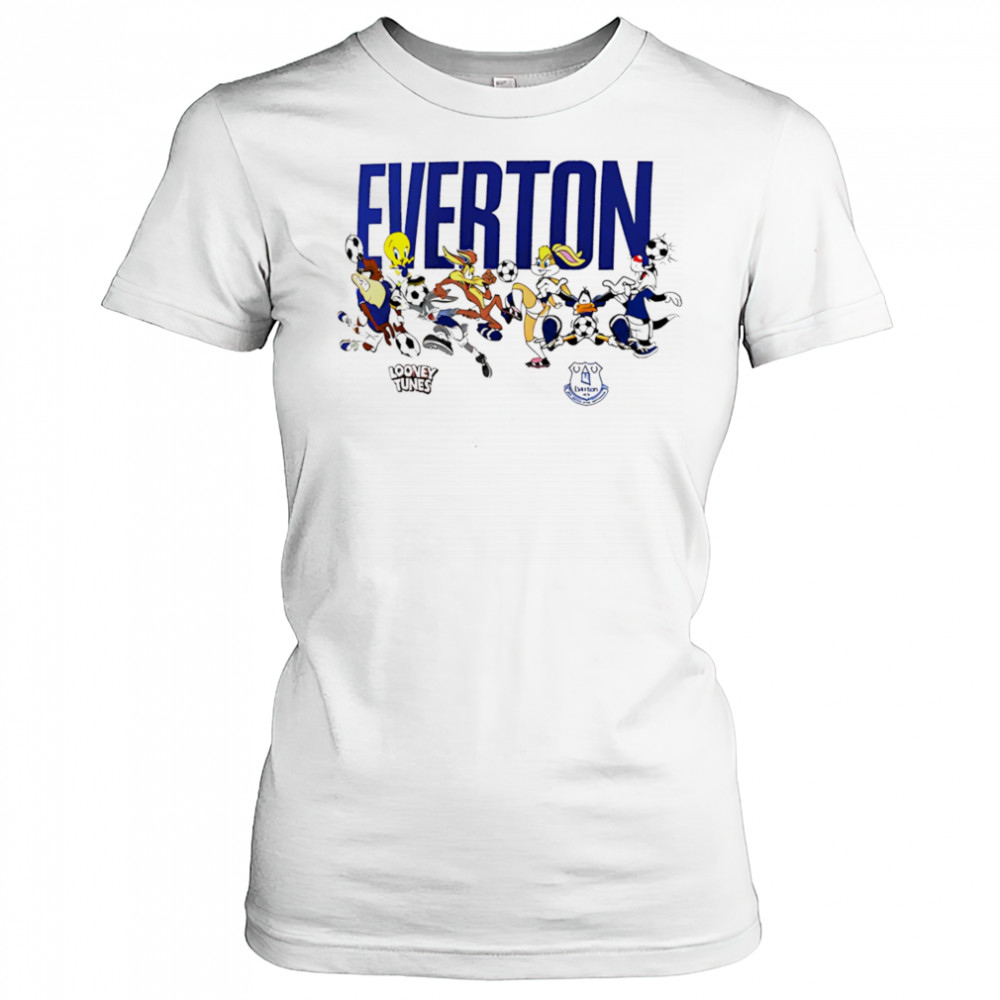 Everton Football Looney Tunes Multi Character shirt Women's T-shirt