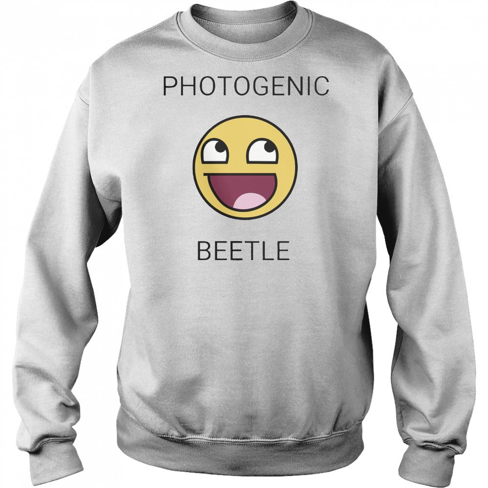 Face Smiley Meme Photogenic Beetle T-Shirt Hoodie