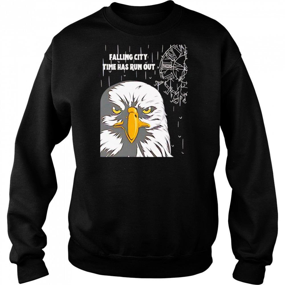 Falling city time has run out shirt Hoodie