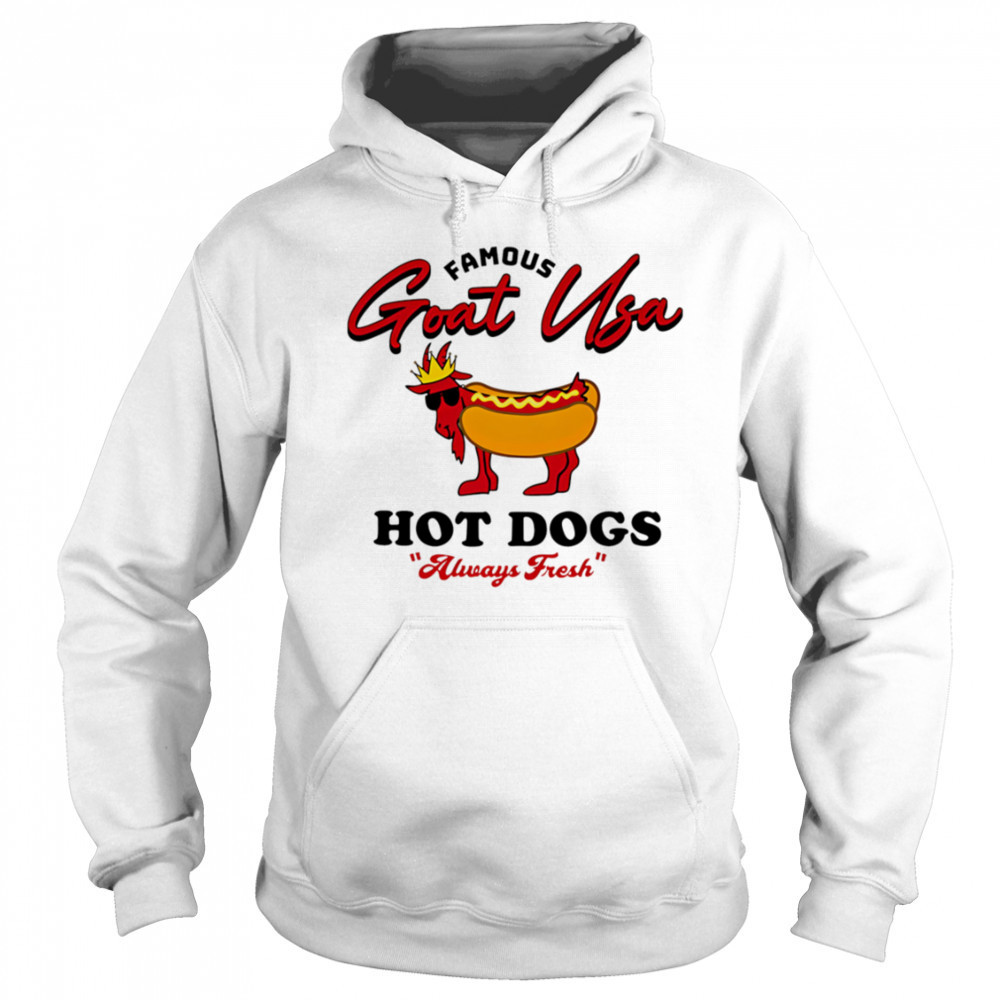 Famous Goat Usa Hot Dogs shirt Sweatshirt