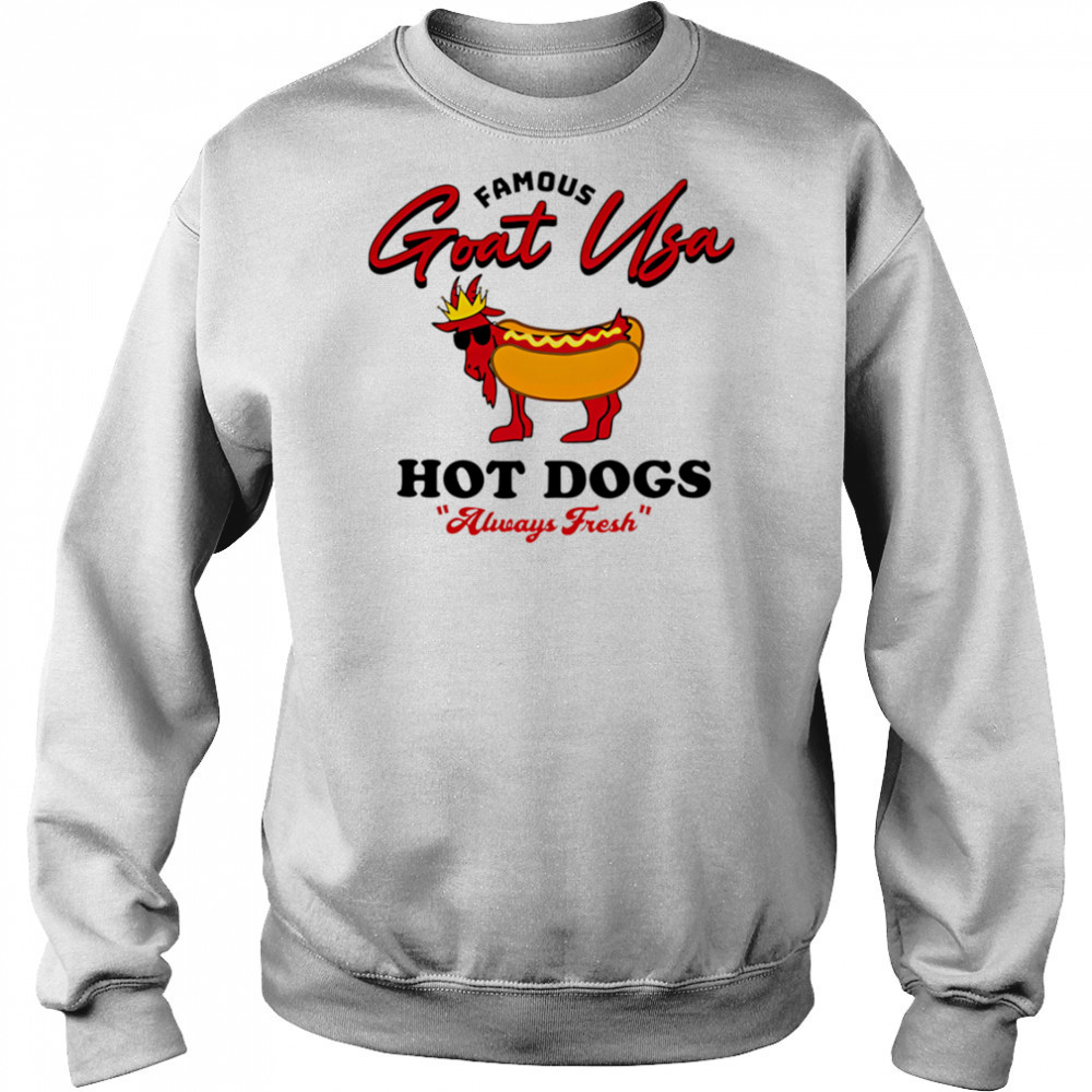 Famous Goat Usa Hot Dogs shirt Hoodie
