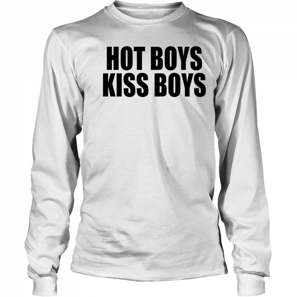 Hot Boys Kiss Boys shirt Long Sleeved