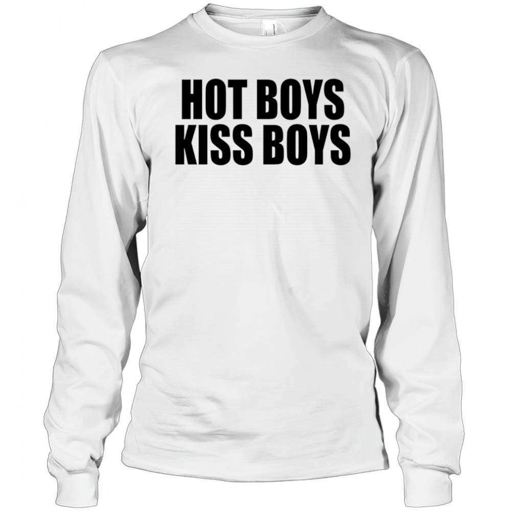 Hot Boys Kiss Boys shirt Long Sleeved