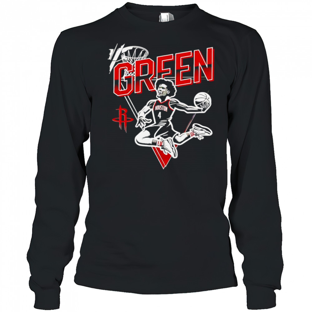 Houston Rockets Jalen Green dunk shirt Long Sleeved
