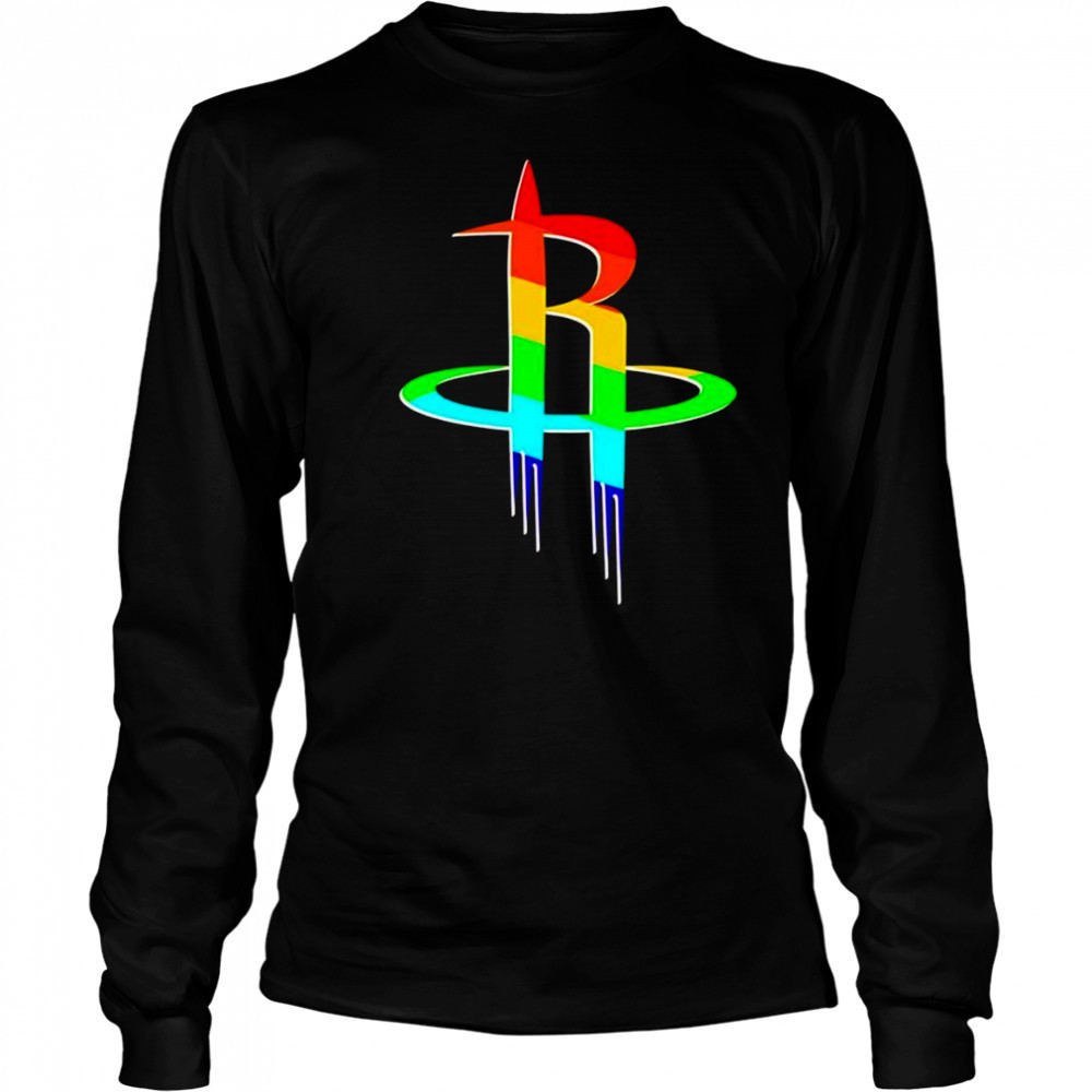 Houston Rockets Pride logo shirt Long Sleeved