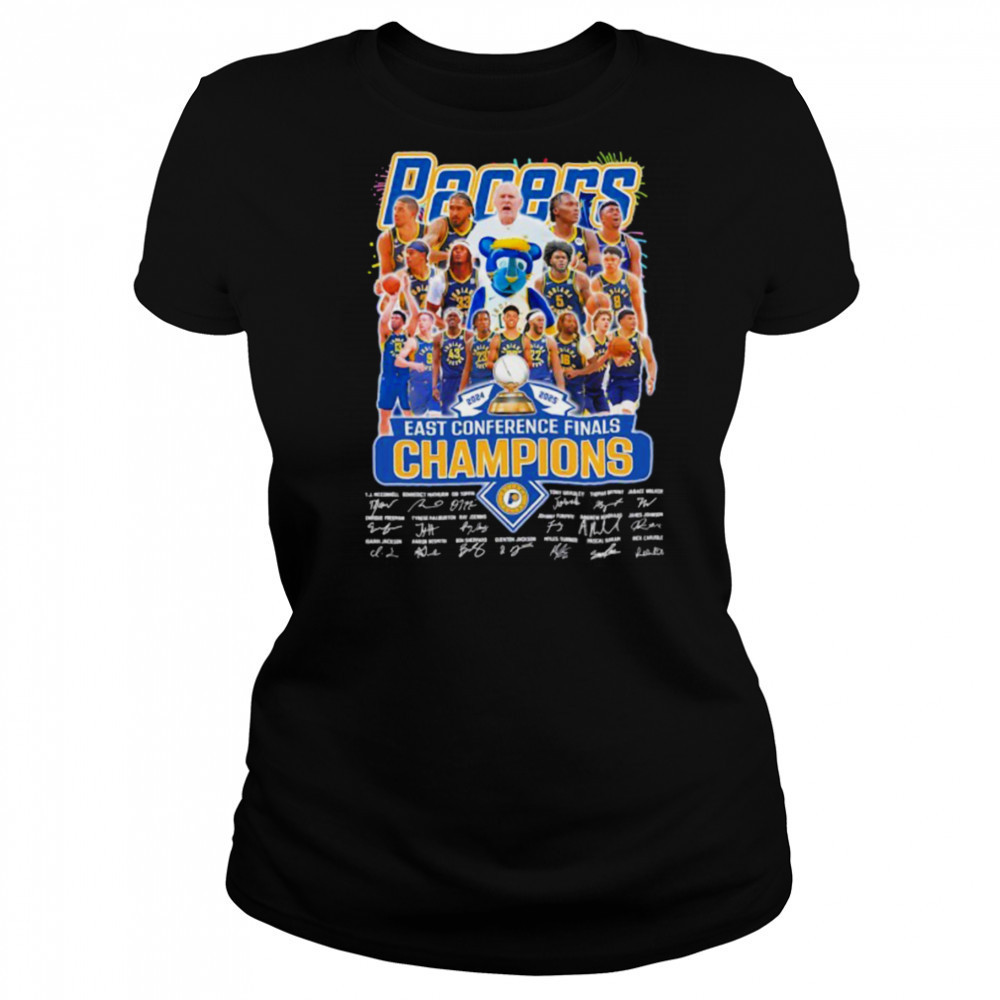Indiana Pacers Eastern Conference Finals Champions signatures shirt Women's T-shirt