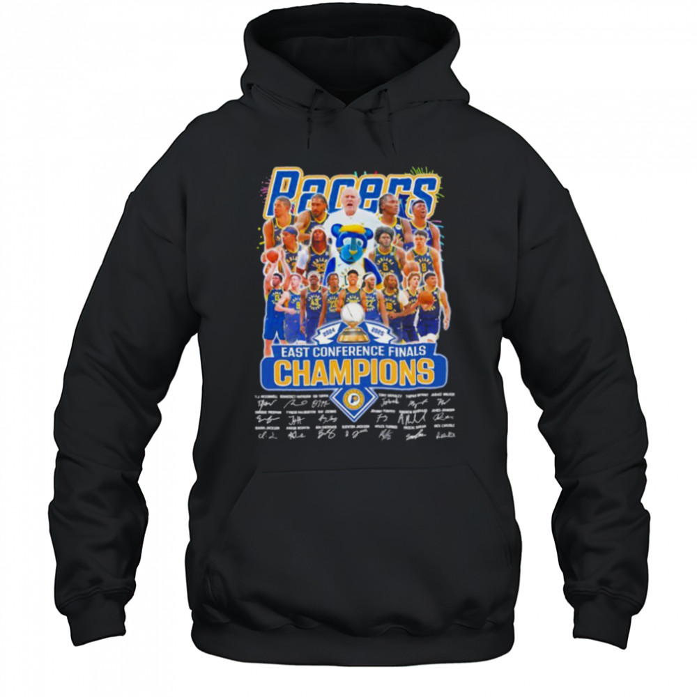 Indiana Pacers Eastern Conference Finals Champions signatures shirt Hoodie