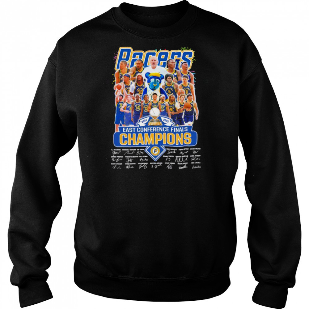 Indiana Pacers Eastern Conference Finals Champions signatures shirt Hoodie