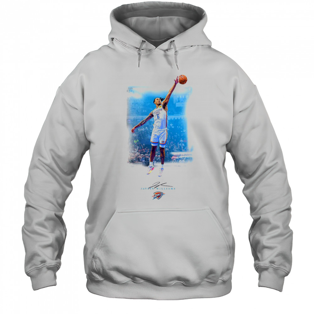 Jaylin Williams Oklahoma City Knicks basketball signature shirt Hoodie