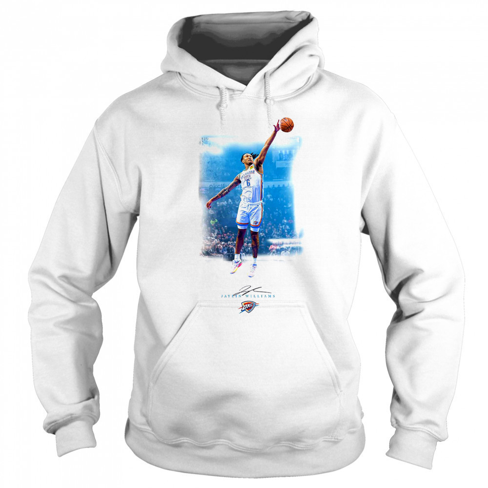 Jaylin Williams Oklahoma City Knicks basketball signature shirt Sweatshirt