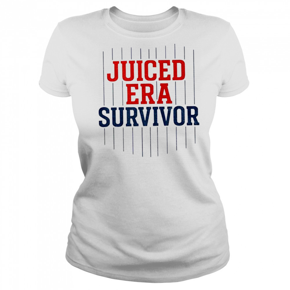 Juiced Era survivor baseball fan funny shirt Women's T-shirt
