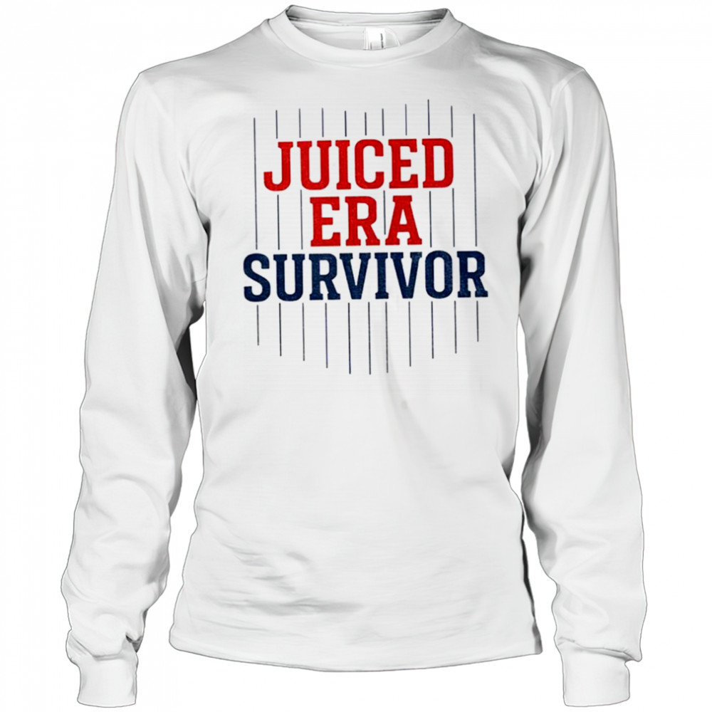 Juiced Era survivor baseball fan funny shirt Long Sleeved