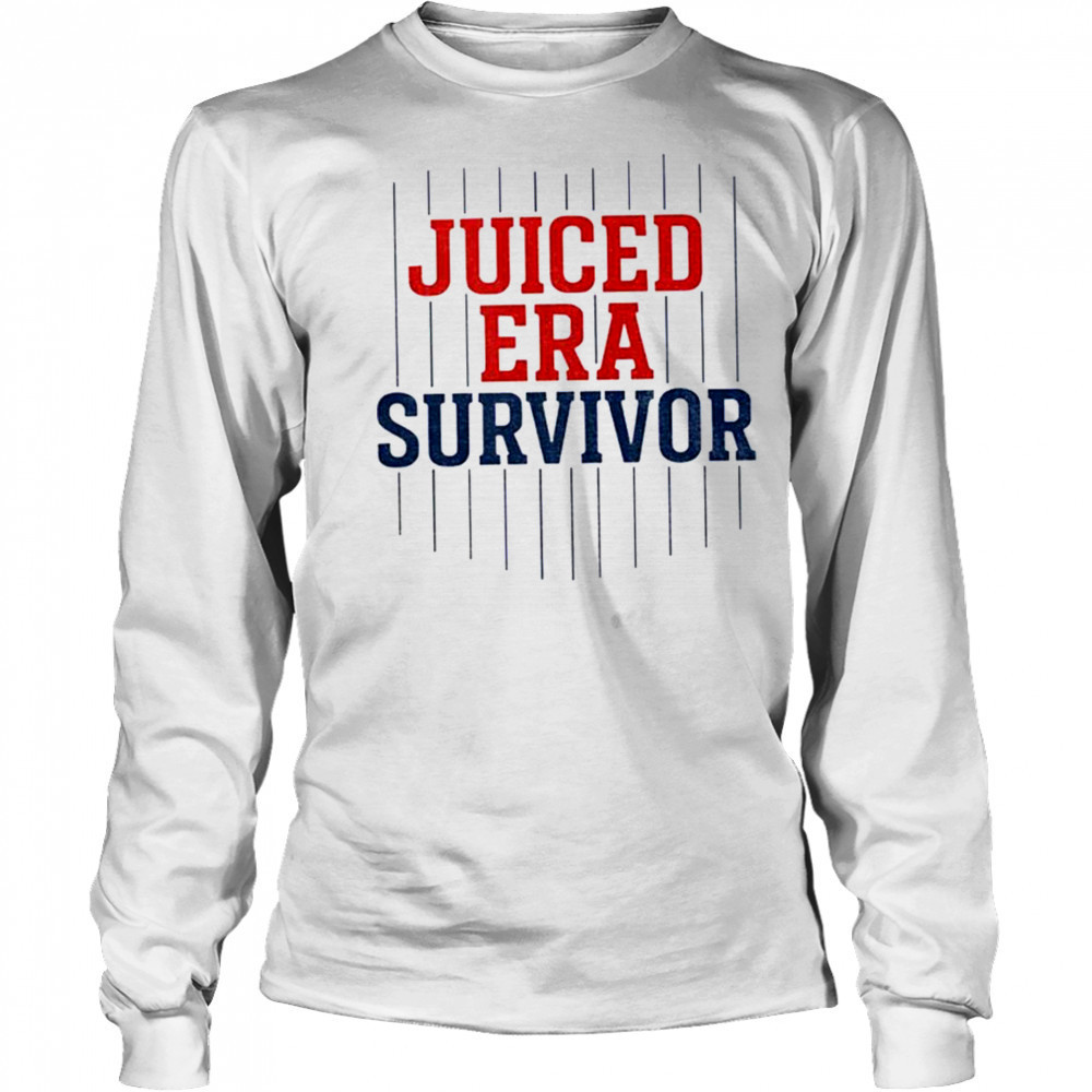 Juiced Era survivor baseball fan funny shirt Long Sleeved