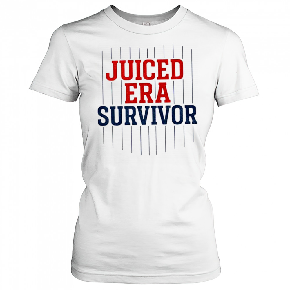 Juiced Era survivor baseball fan funny shirt Women's T-shirt