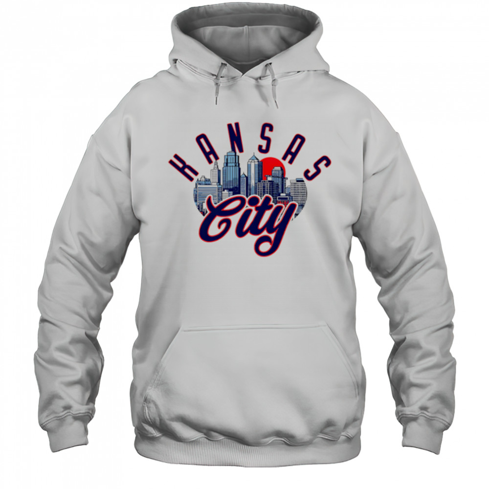 Kansas City Skyline shirt Hoodie