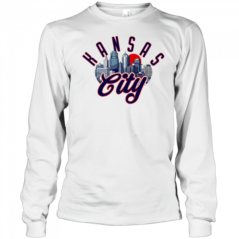 Kansas City Skyline shirt Long Sleeved