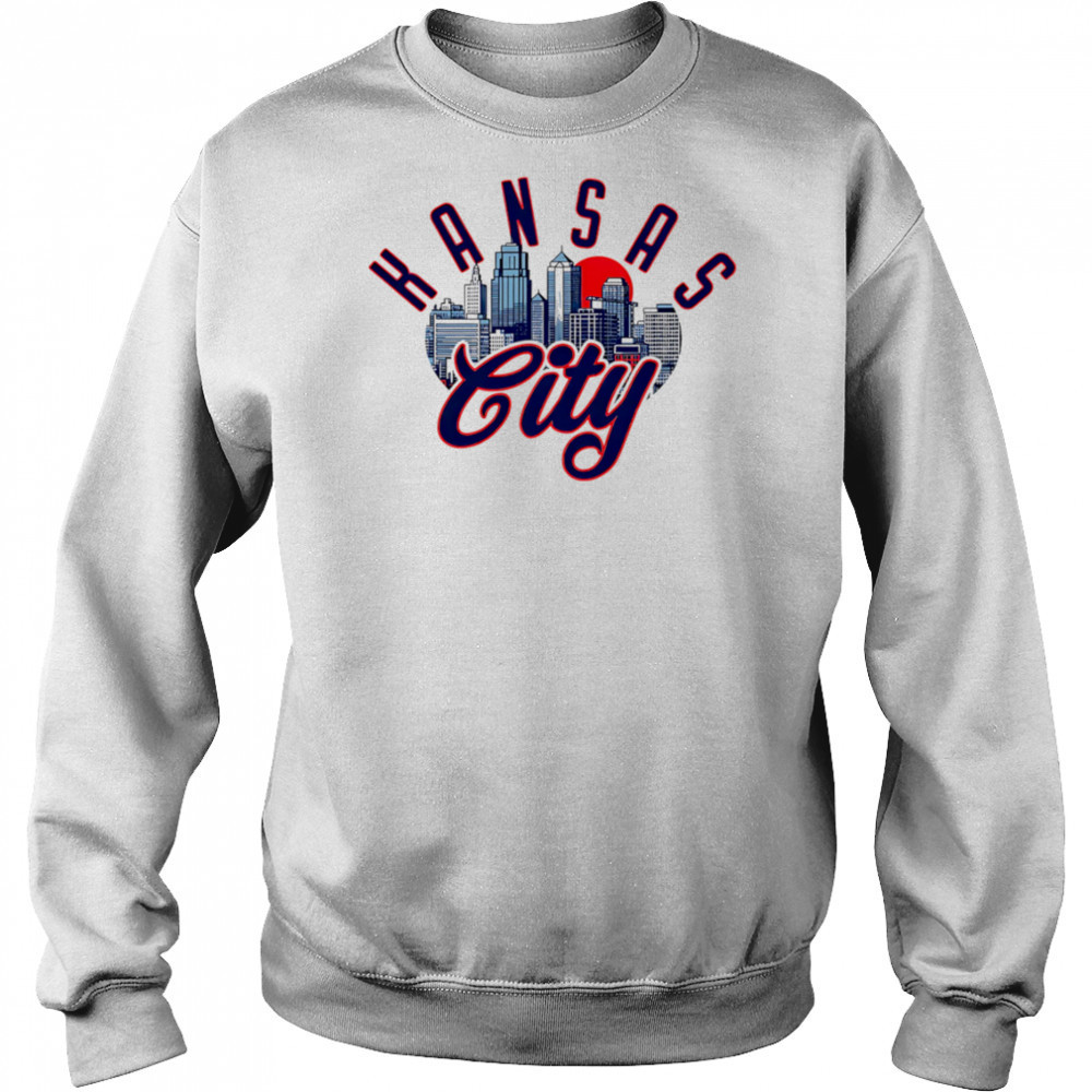 Kansas City Skyline shirt Hoodie