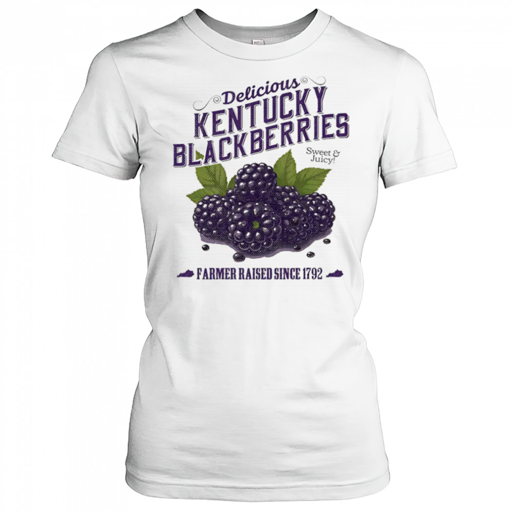 Kentucky Blackberries farmer raised since 1792 shirt Women's T-shirt