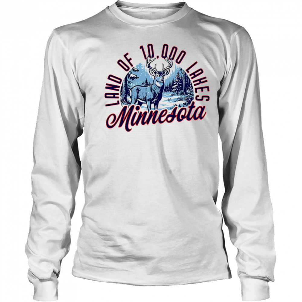 Land Of 10000 Lakes Minnesota Sunset shirt Long Sleeved
