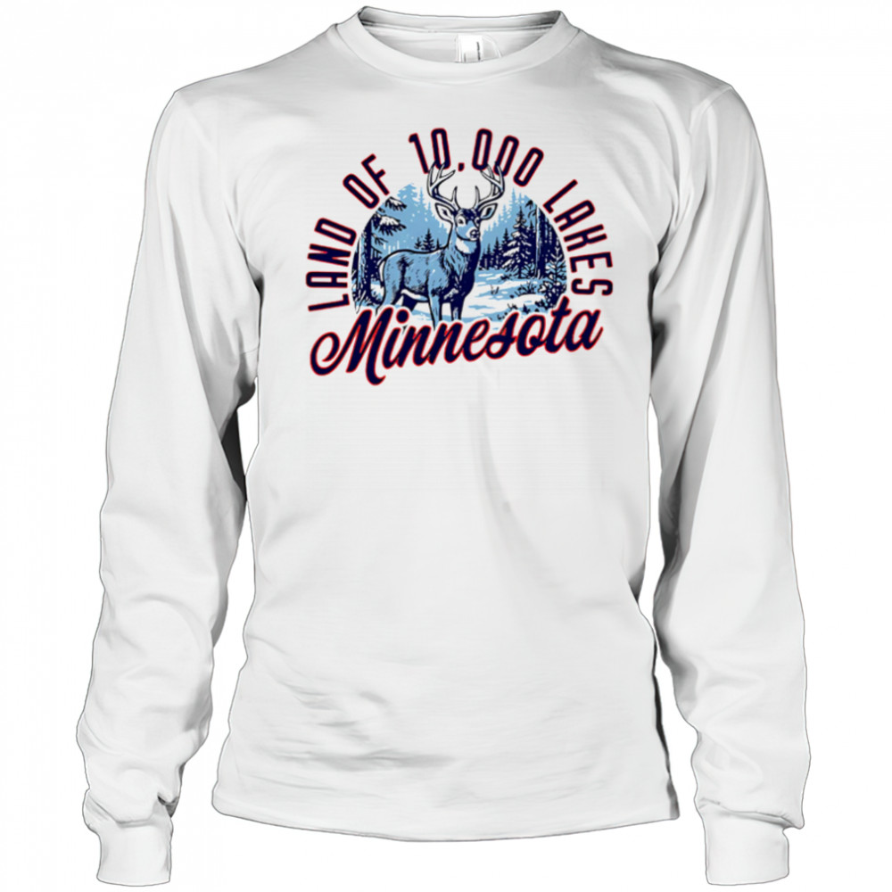 Land Of 10000 Lakes Minnesota Sunset shirt Long Sleeved