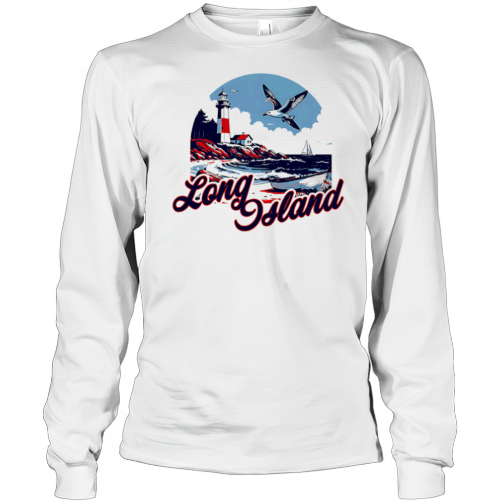 Long Island Skyline sunset shirt Long Sleeved