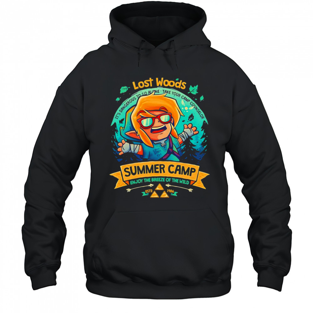 Lost Woods summer camp enjoy the Breeze of the Wild shirt Hoodie