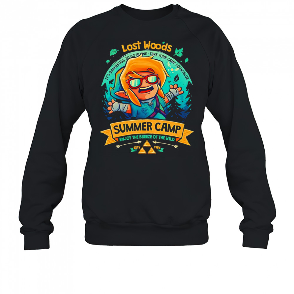 Lost Woods summer camp enjoy the Breeze of the Wild shirt Sweatshirt