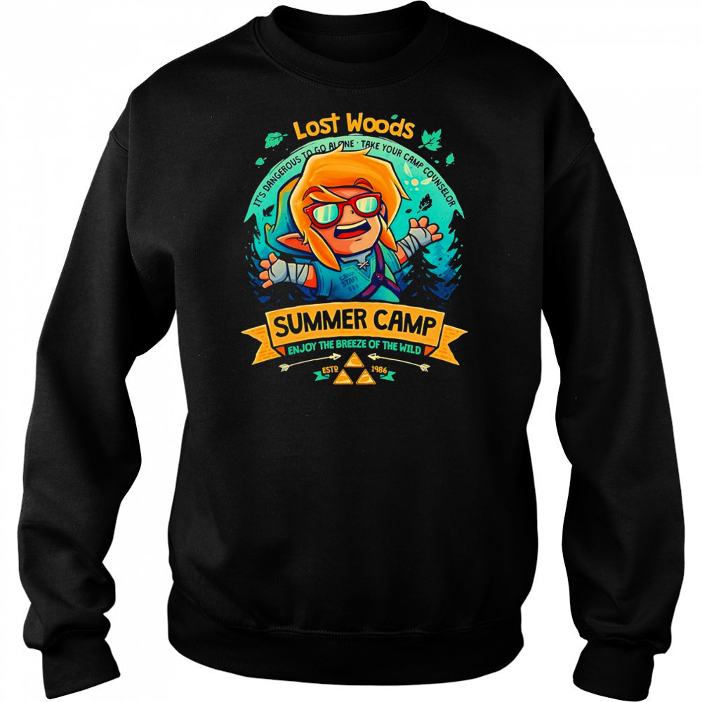 Lost Woods summer camp enjoy the Breeze of the Wild shirt Hoodie
