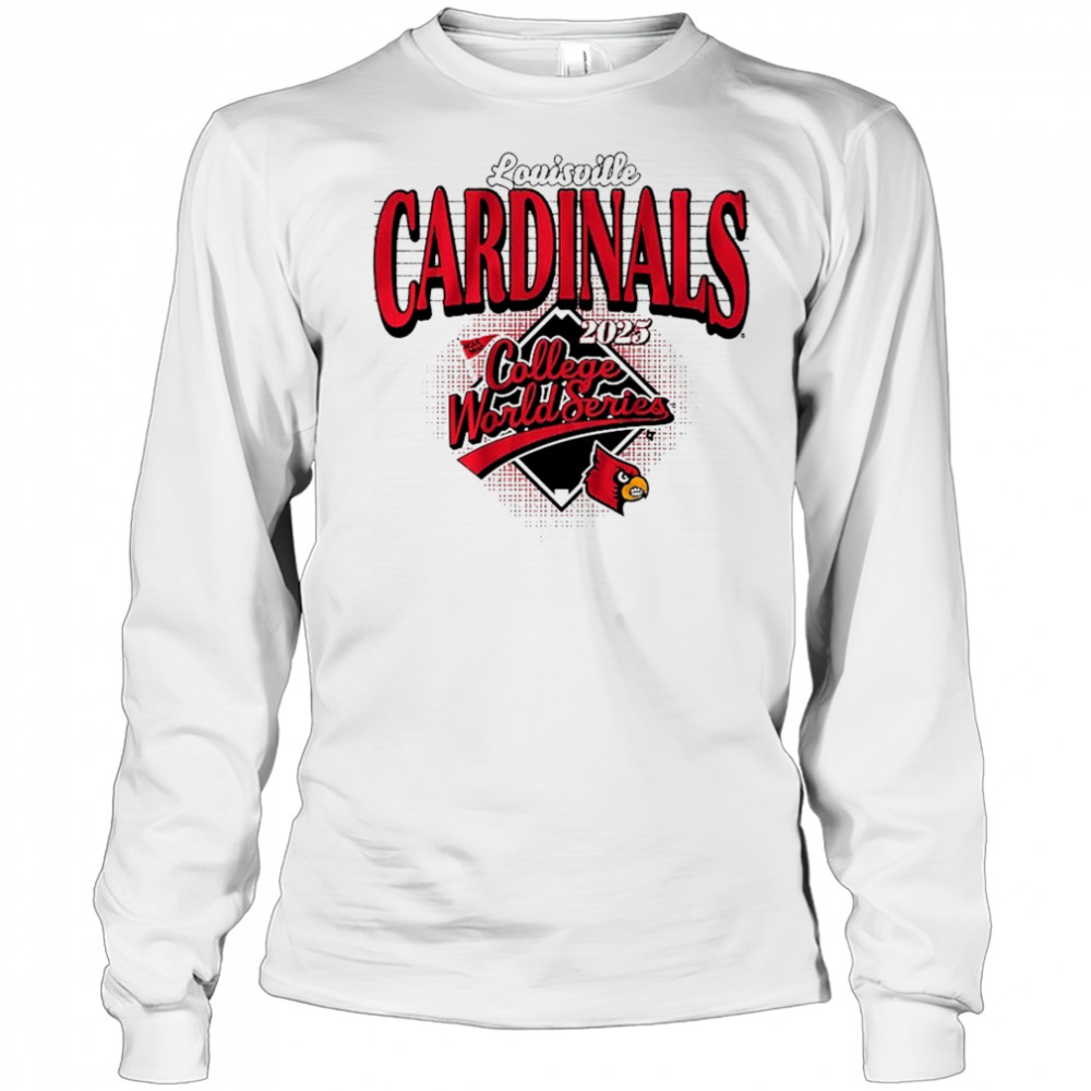 Louisville Baseball 2025 College World Series Shirt Long Sleeved