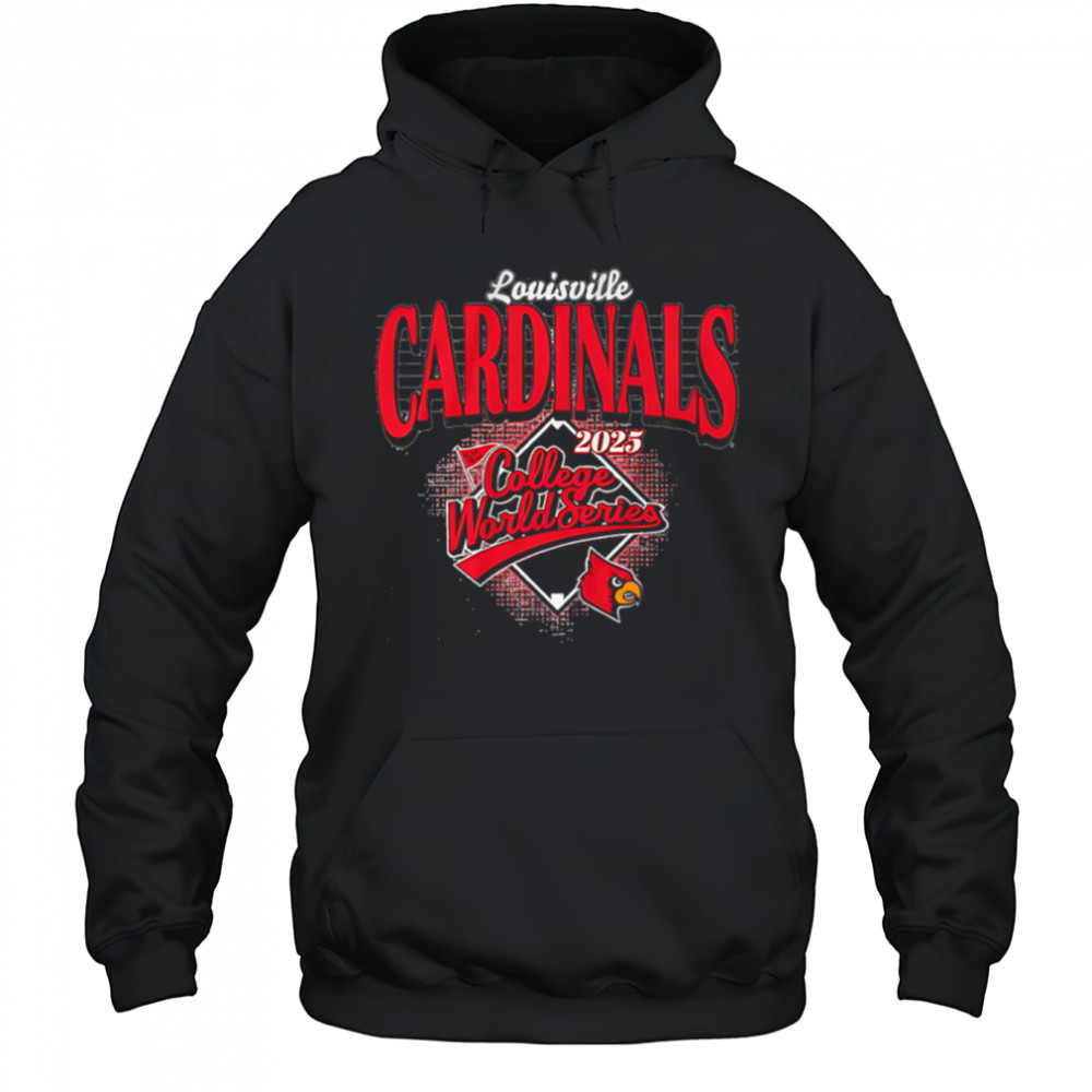 Louisville Cardinals Baseball Baseball 2025 College World Series shirt Hoodie