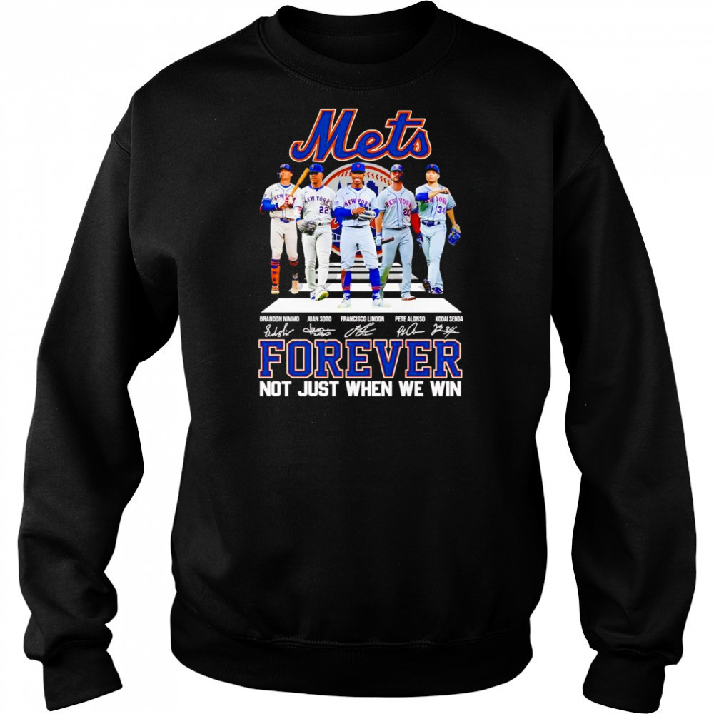 Mets cross road forever not just when we win shirt Hoodie