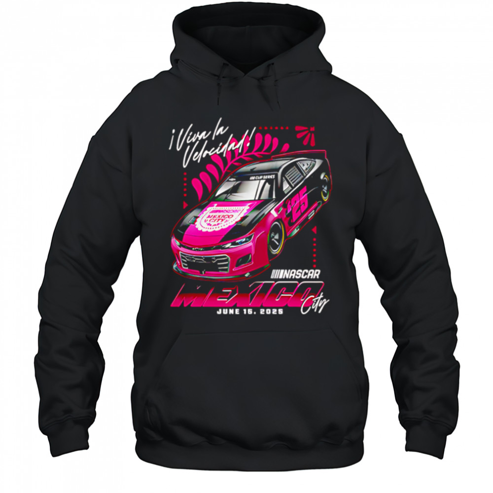 Mexico City Ghost Car Nascar 2025 shirt Hoodie