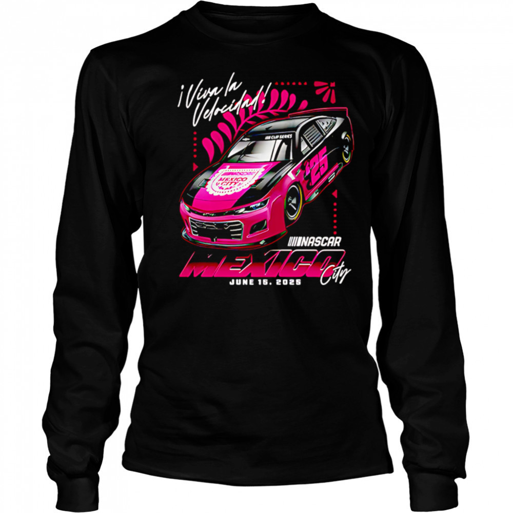 Mexico City Ghost Car Nascar 2025 shirt Long Sleeved