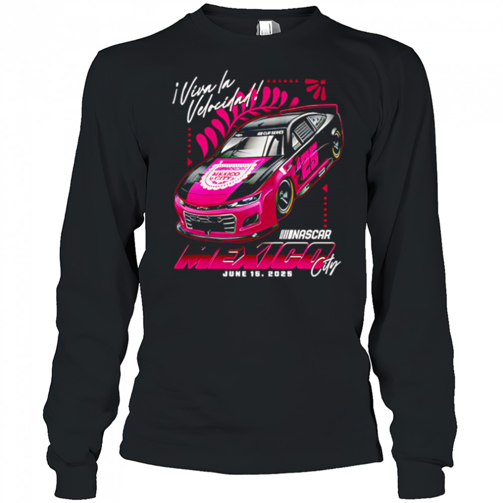 Mexico City Ghost Car Nascar 2025 shirt Long Sleeved