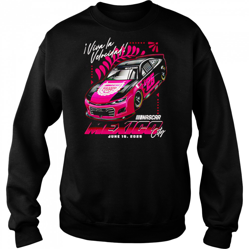 Mexico City Ghost Car Nascar 2025 shirt Hoodie