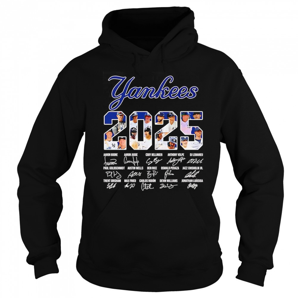New York Yankees 2025 signature shirt Sweatshirt