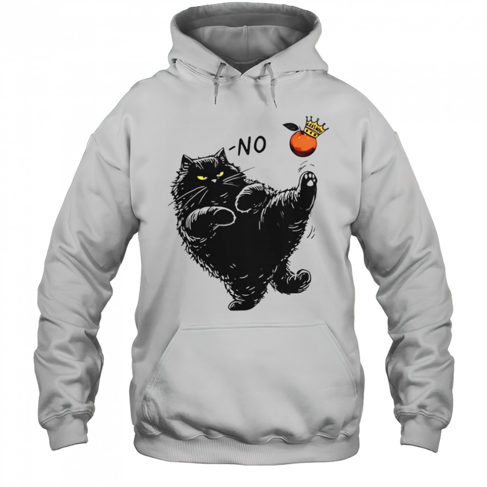 No Kings In America Black Cat Orange King T-Shirt Hoodie