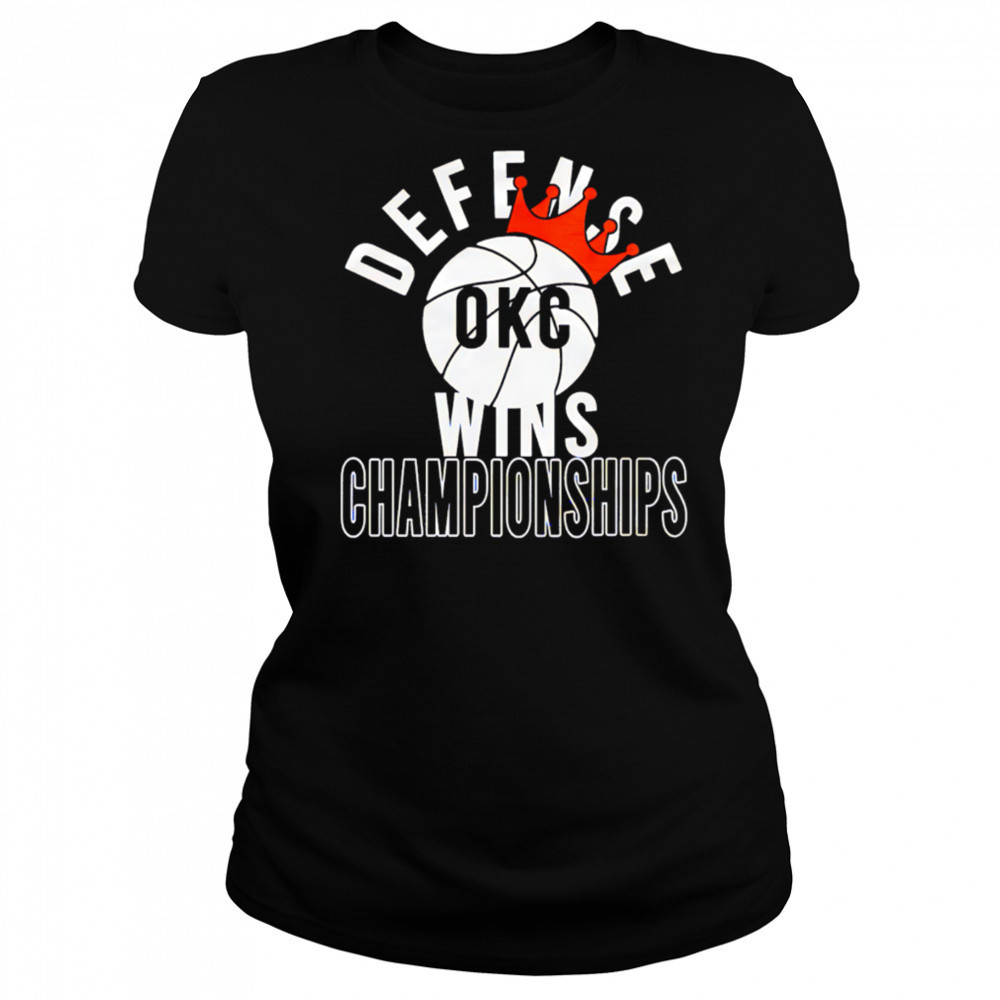 OKC Thunder Defense Wins Championship shirt Women's T-shirt