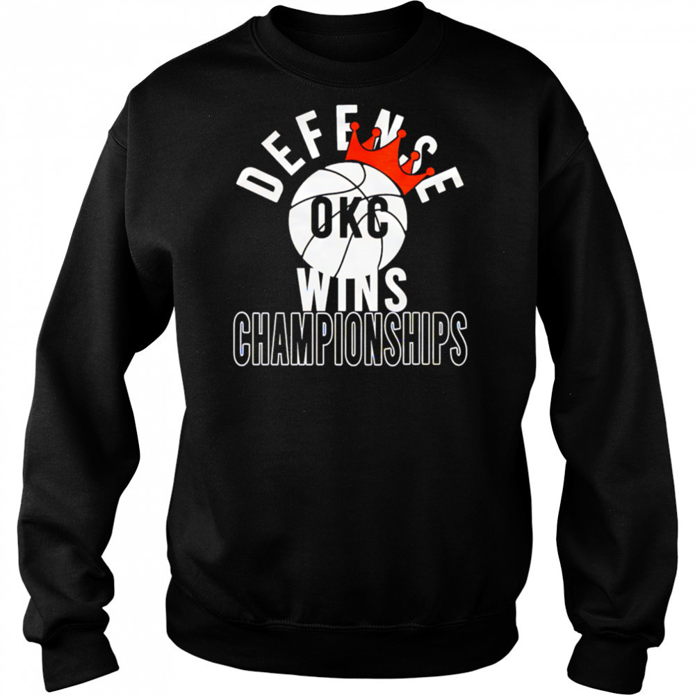 OKC Thunder Defense Wins Championship shirt Hoodie