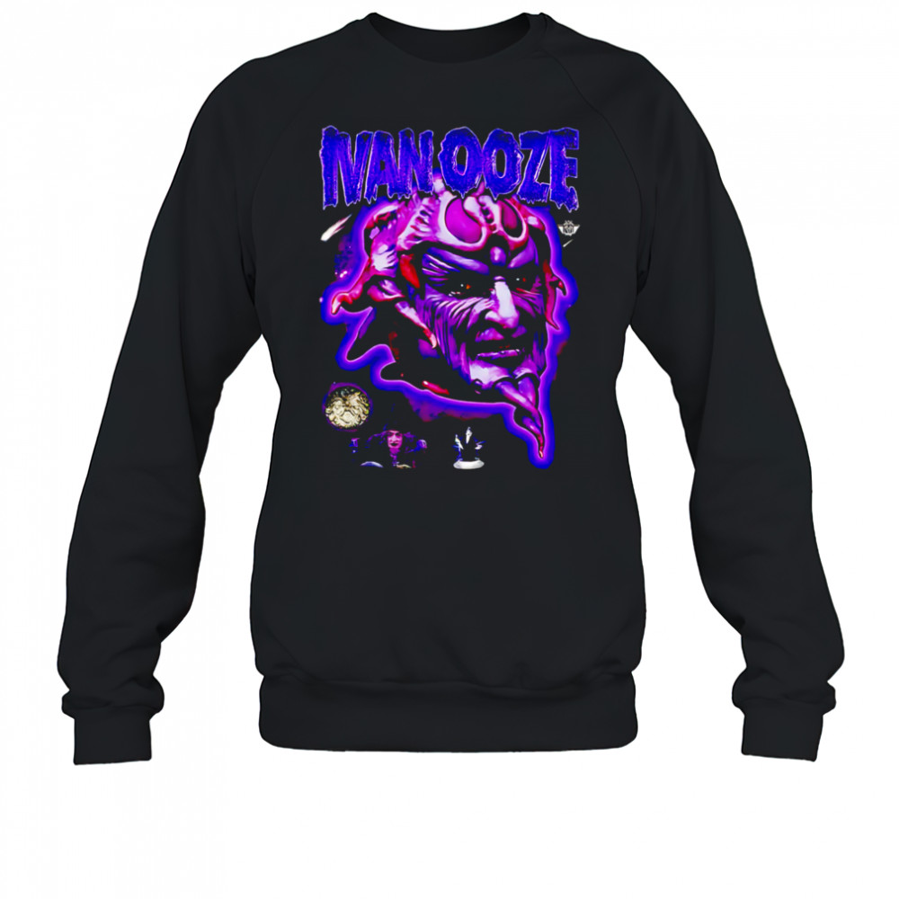 Oversized Cropped Ooze Face shirt Sweatshirt