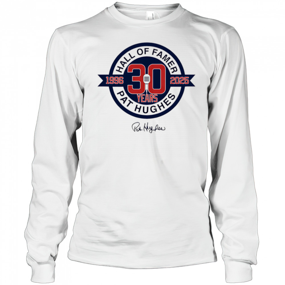 Pat Hughes 30 Year Logo shirt Long Sleeved