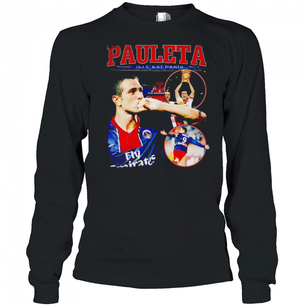 Pauleta Paris Saint-Germain vintage shirt Long Sleeved