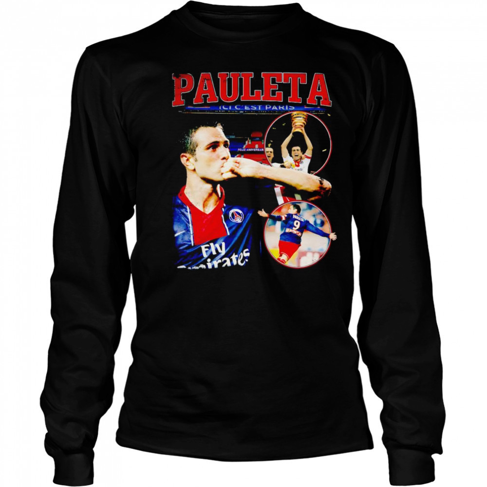Pauleta Paris Saint-Germain vintage shirt Long Sleeved