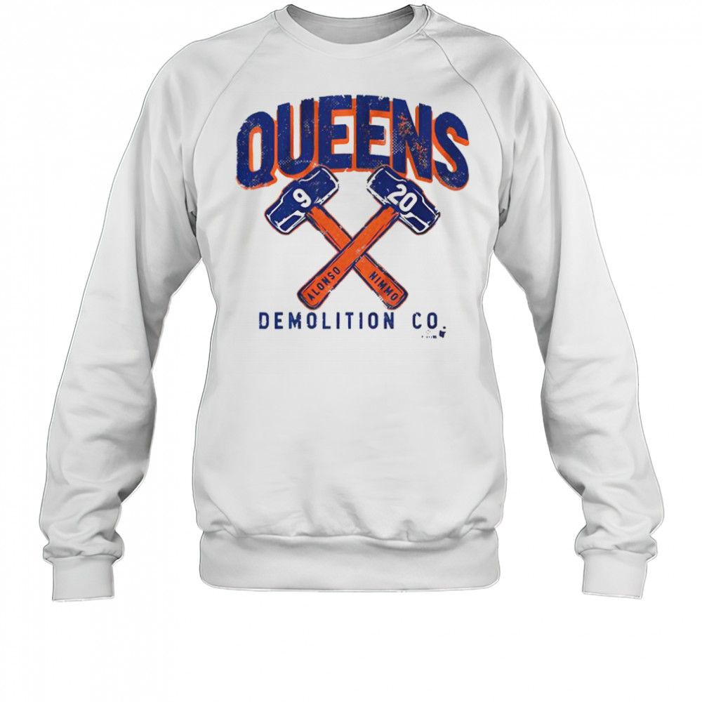 Pete Alonso & Brandon Nimmo Queens Demolition Co T-Shirt Sweatshirt