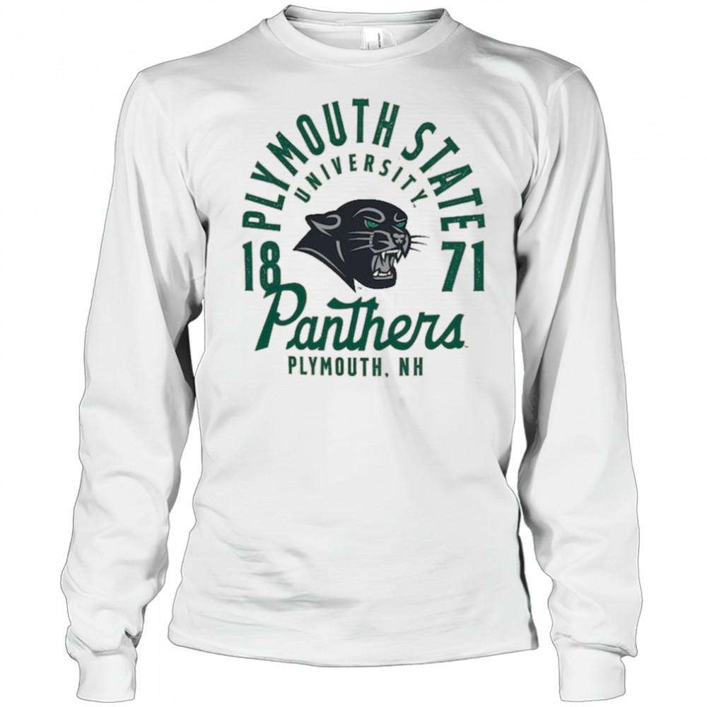 Plymouth State Panthers Comfort Colors Mascot Overlay Shirt Long Sleeved