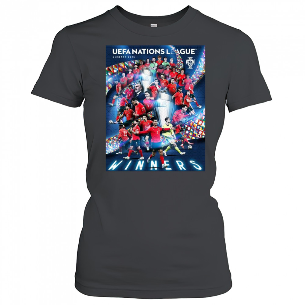 Portugal Are Nations League In Germany 2025 Champions For A Second Time Shirt Women's T-shirt