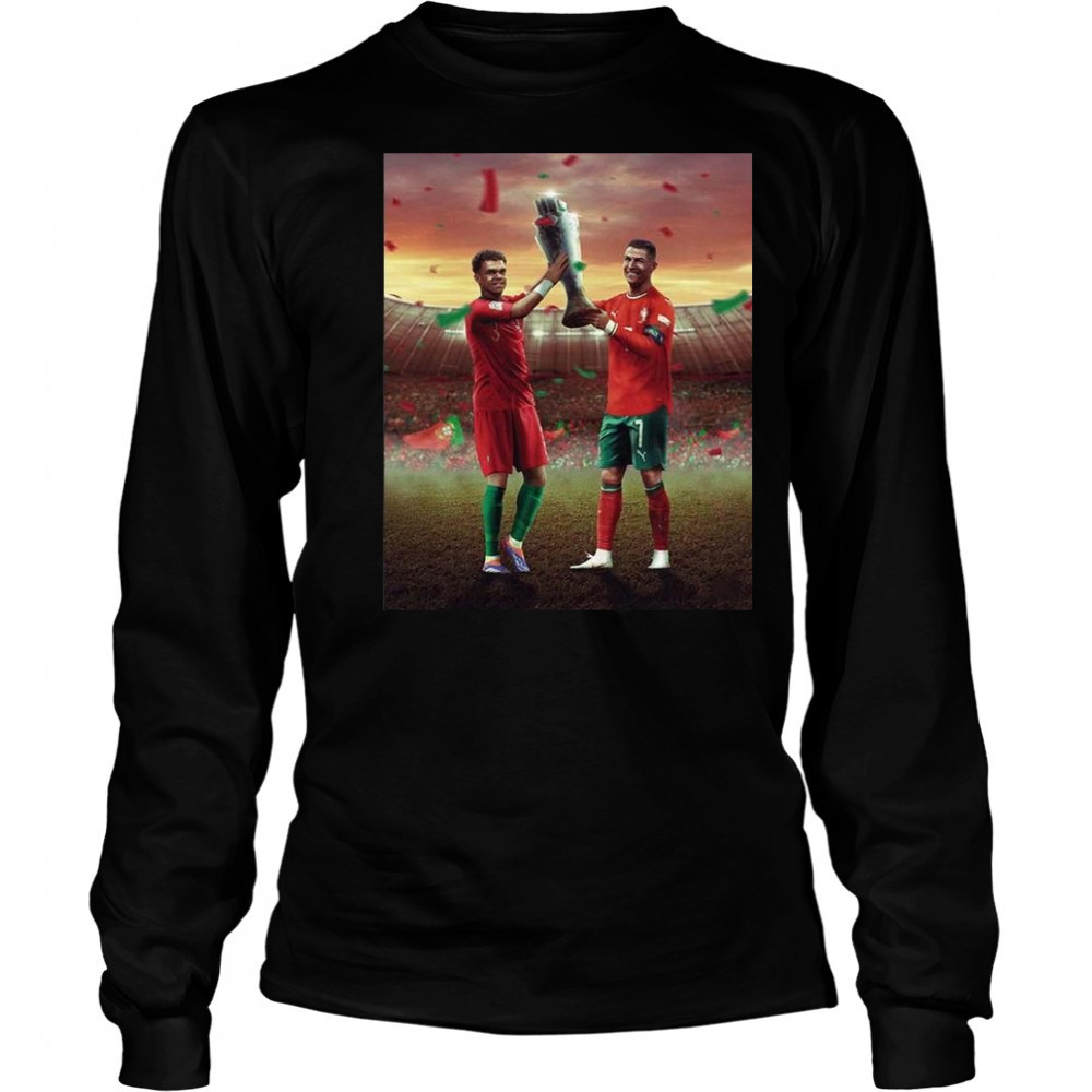 Portugal Crowned Nations League Champions Again In 2025 Germany Tournament Shirt Long Sleeved